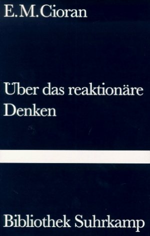 ISBN 9783518016435: Über das reaktionäre Denken – Zwei Essays