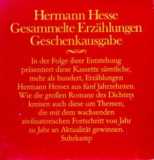 gebrauchtes Buch – Hermann Hesse – Gesammelte Erzählungen - 6 Bände komplett