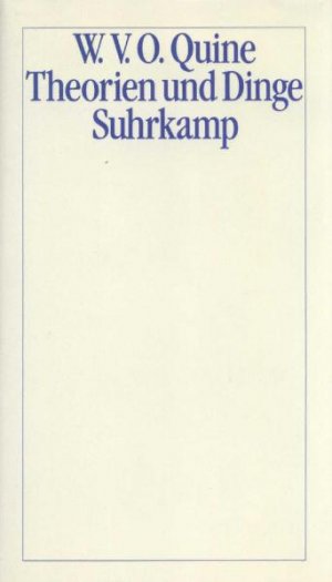 ISBN 9783518060384: Theorien und Dinge