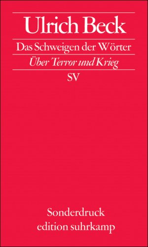 ISBN 9783518066768: Das Schweigen der Wörter - Über Terror und Krieg