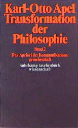 ISBN 9783518077658: Transformation der Philosophie; Teil: Bd. 2., Das Apriori der Kommunikationsgemeinschaft. (Suhrkamp-Taschenbücher Wissenschaft ; 165)