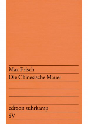 ISBN 9783518100653: Die chinesische Mauer – Eine Farce