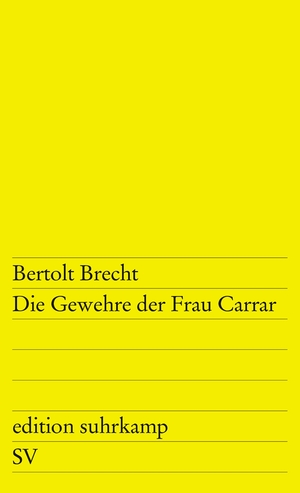 ISBN 9783518102190: Die Gewehre der Frau Carrar