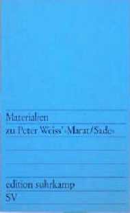 ISBN 9783518102329: Materialien zu Weiss' Marat /Sade