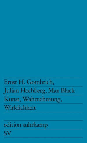 ISBN 9783518108604: Kunst, Wahrnehmung, Wirklichkeit