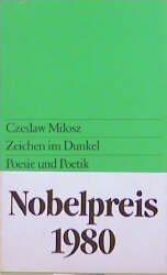 ISBN 9783518109953: Zeichen im Dunkel - Poesie und Poetik - mit signierter Karte