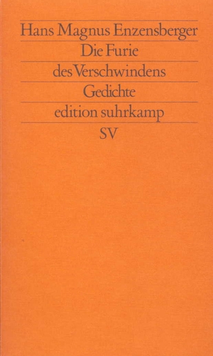 gebrauchtes Buch – Enzensberger, Hans Magnus – Die Furie des Verschwindens - Gedichte