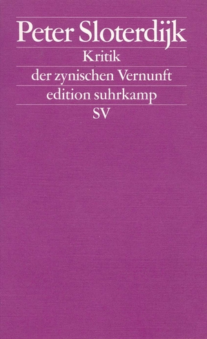 ISBN 9783518110997: Kritik der zynischen Vernunft