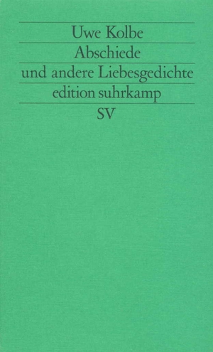 ISBN 9783518111789: Abschiede - Und andere Liebesgedichte