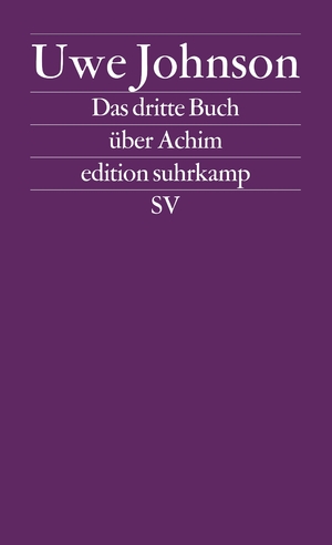 ISBN 9783518118191: Das dritte Buch über Achim