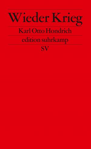 ISBN 9783518122976: Wieder Krieg