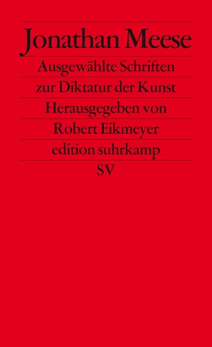 ISBN 9783518126561: Ausgewählte Schriften zur Diktatur der Kunst