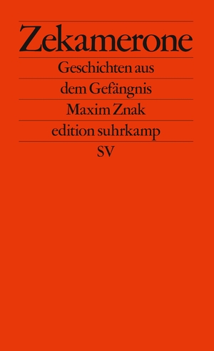 ISBN 9783518128046: Zekamerone: Geschichten aus dem Gefängnis (edition suhrkamp)