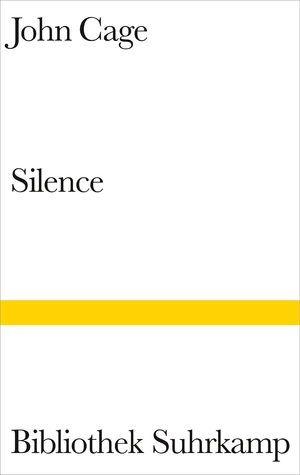 ISBN 9783518221938: Silence