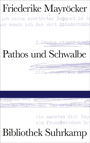 ISBN 9783518225042: Pathos und Schwalbe