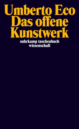 neues Buch – Umberto Eco – Das offene Kunstwerk