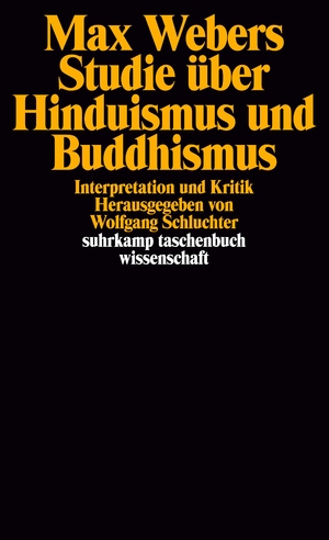 gebrauchtes Buch – Wolfgang Schluchter – Max Webers Studie über Hinduismus und Buddhismus - Interpretation und Kritik. (Nr. 473)