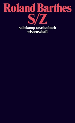 neues Buch – Roland Barthes – S/Z