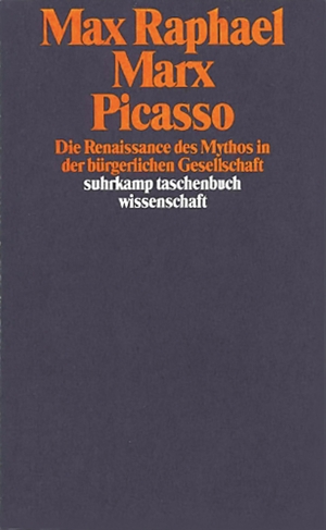 ISBN 9783518284315: Werkausgabe. 11 Bände in Kassette – Band 1: Marx Picasso. Die Renaissance des Mythos in der bürgerlichen Gesellschaft