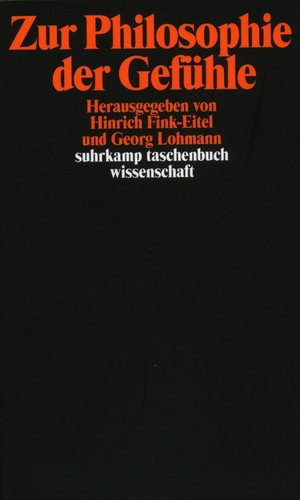 ISBN 9783518286746: Zur Philosophie der Gefühle