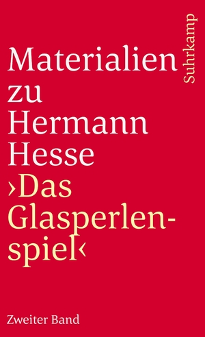 ISBN 9783518366080: Materialien zu Hermann Hesse 'Das Glasperlenspiel'. Tl.2 | Texte über das Glasperlenspiel | Taschenbuch | 376 S. | Deutsch | 1993 | Suhrkamp | EAN 9783518366080