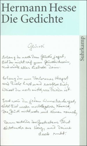 ISBN 9783518368817: Die Gedichte 1892–1962