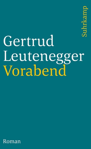 ISBN 9783518371428: VORABEND. Roman.