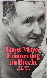 ISBN 9783518393031: Erinnerung an Brecht.