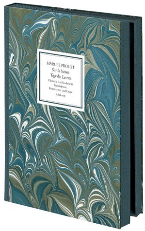 ISBN 9783518415863: Sur la lecture - Tage des Lesens. Faksimile der Handschrift aus der "Bibliotheca Proustiana Reiner Speck" / mit Transkription, Kommentar und Essays herausgegeben von Jürgen Ritte und Reiner Speck. Nr. 874/1300