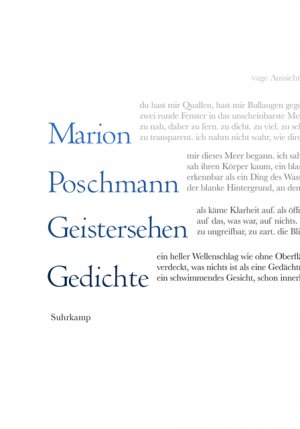 ISBN 9783518421291: Geistersehen – Gedichte