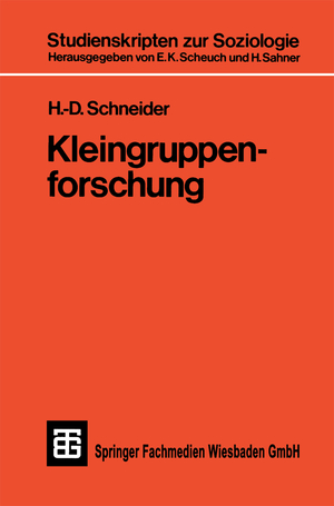 ISBN 9783519000440: Kleingruppenforschung