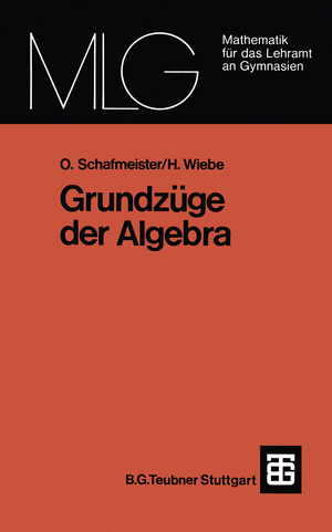 neues Buch – Otto Schafmeister Hartmut Wiebe – Grundzuege der Algebra