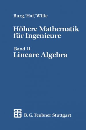 ISBN 9783519229568: Höhere Mathematik für Ingenieure – Bd. 2: Lineare Algebra