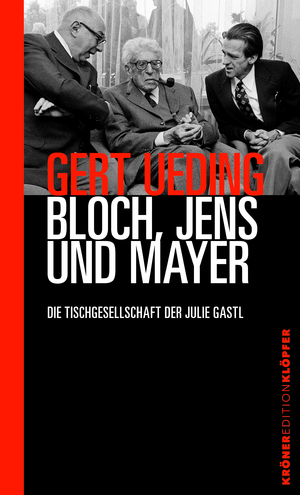 ISBN 9783520753038: Bloch, Jens und Mayer – Die Tischgesellschaft der Julie Gastl