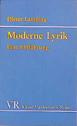 ISBN 9783525335734: Moderne Lyrik – Eine Einführung