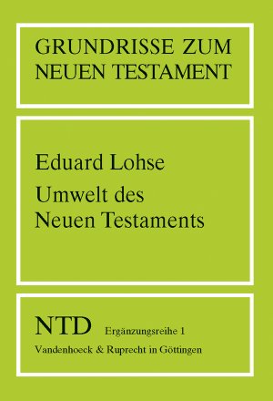 ISBN 9783525513606: Umwelt des Neuen Testaments