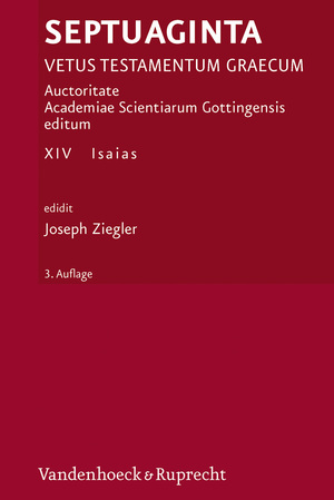 ISBN 9783525534243: Septuaginta XIV: Isaias