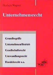 ISBN 9783527288076: Unternehmensrecht