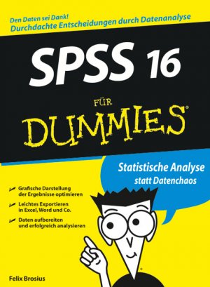 ISBN 9783527704323: SPSS 16 für Dummies