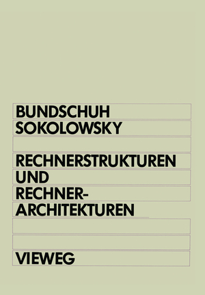 ISBN 9783528043896: Rechnerstrukturen und Rechnerarchitekturen