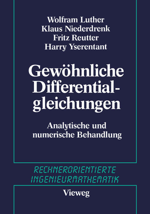 ISBN 9783528044206: Gewöhnliche Differentialgleichungen - Analytische und numerische Behandlung