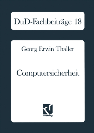 neues Buch – Georg E. Thaller – Computersicherheit