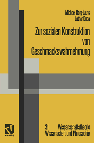 ISBN 9783528064174: Zur sozialen Konstruktion von Geschmackswahrnehmung