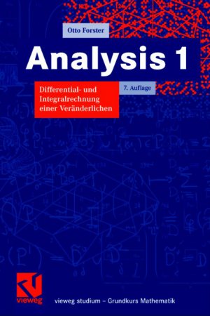 ISBN 9783528672249: Analysis 1 von Otto Forster Prüfungsvorbereitung Theoreme Naturwissenschaftler mathematische Deduktion Abstraktion Differentialrechnung Differentialgleichungen Informatik Physiker Informatiker Grenzwe