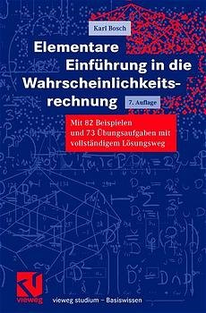 ISBN 9783528672256: Elementare Einführung in die Wahrscheinlichkeitsrechnung