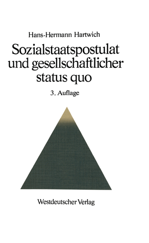 ISBN 9783531109510: Sozialstaatspostulat und gesellschaftlicher Status quo