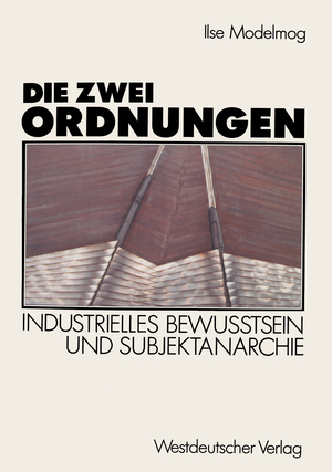 gebrauchtes Buch – Modelmog Ilse – Die zwei Ordnungen - Industrielles Bewusstsein und Subjektanarchie