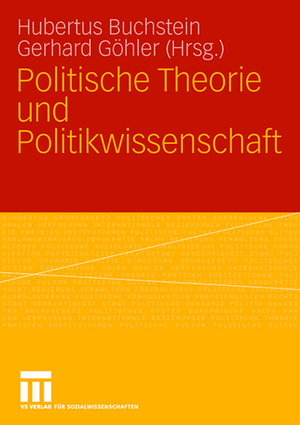 ISBN 9783531151083: Politische Theorie und Politikwissenschaft