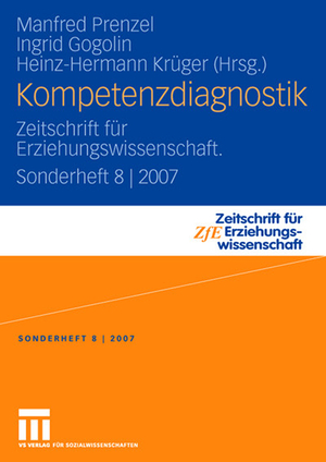 ISBN 9783531154954: Kompetenzdiagnostik - Zeitschrift für Erziehungswissenschaft. Sonderheft 8 | 2007