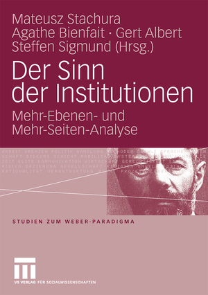 ISBN 9783531158181: Der Sinn der Institutionen - Mehr-Ebenen- und Mehr-Seiten-Analyse